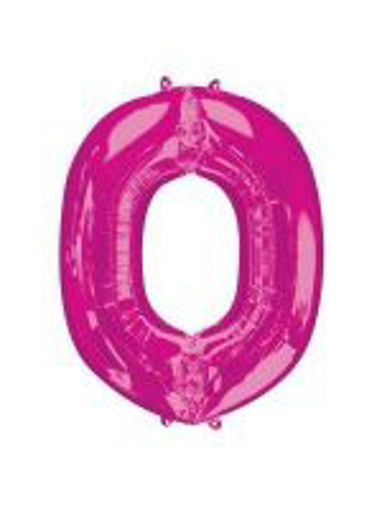 Picture of PINK LETTER O FOIL BALLOON